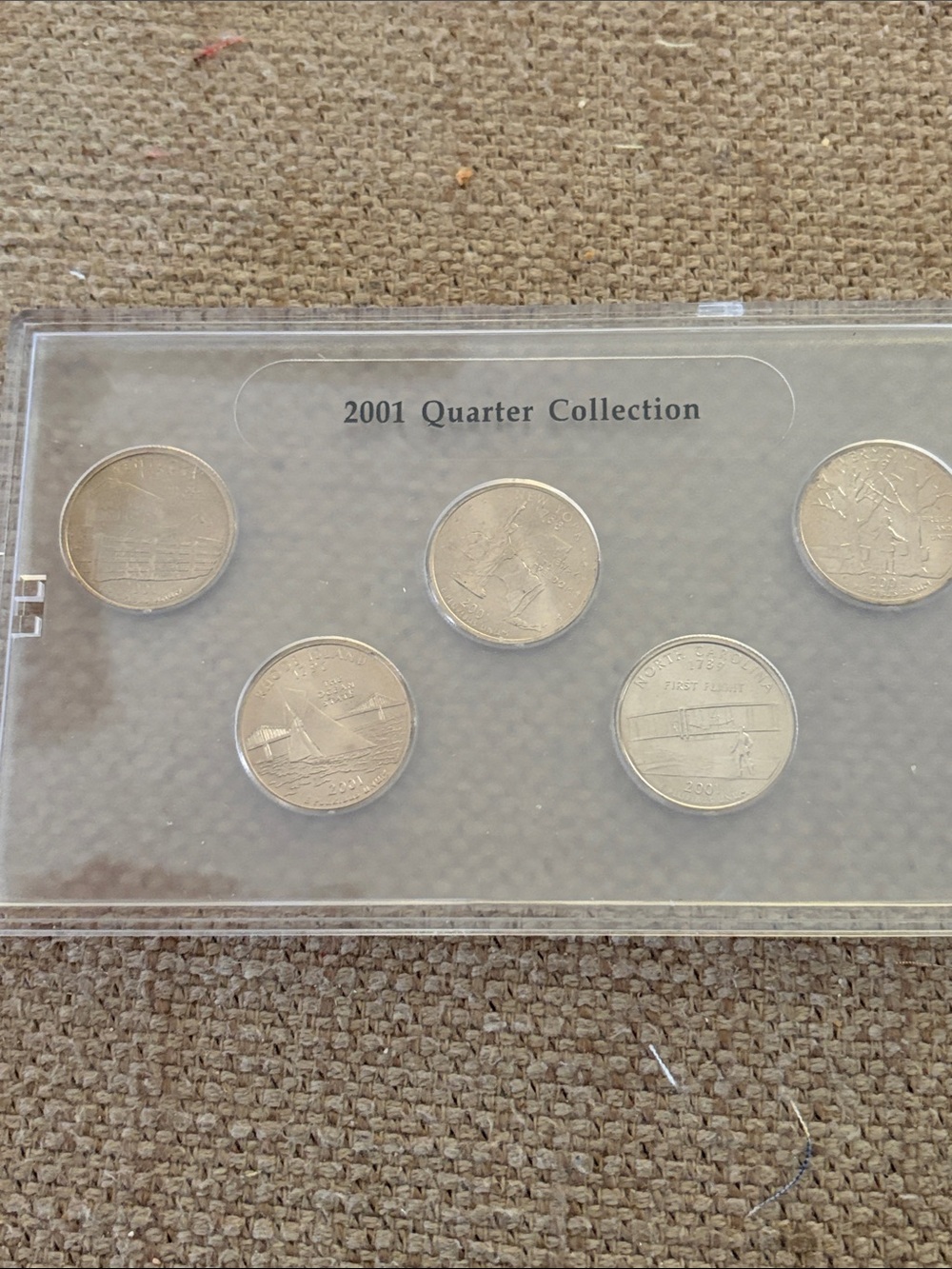 2001 Quarter uncirculated Collection Display Set - Picture 2 of 5